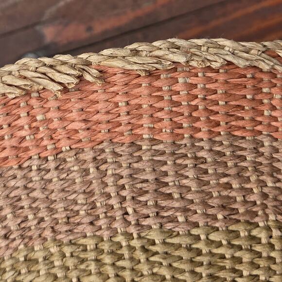 Scala Ombre Raffia Style Packable Sun Hat Boho Resort Beach Floppy Brim main image 10